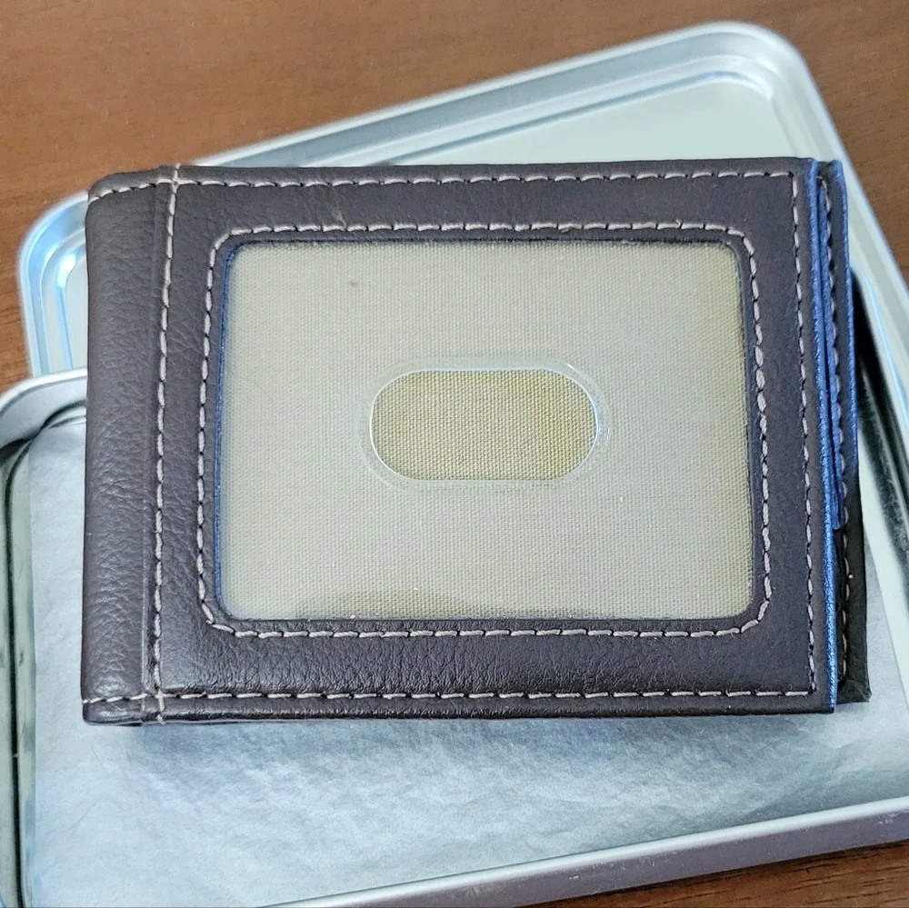 Columbia Brown Leather Mens Wallet